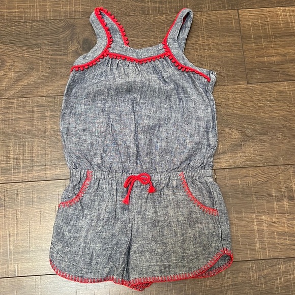 Cat and jack denim romper size 3T - Picture 1 of 6